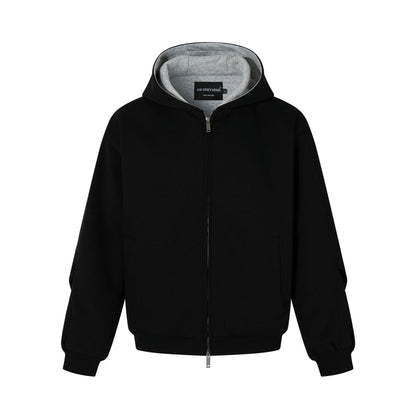 Simple old money style cardigan sweatshirt jacket