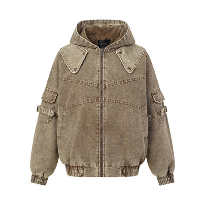 Wash and make old hooded jackets and jackets