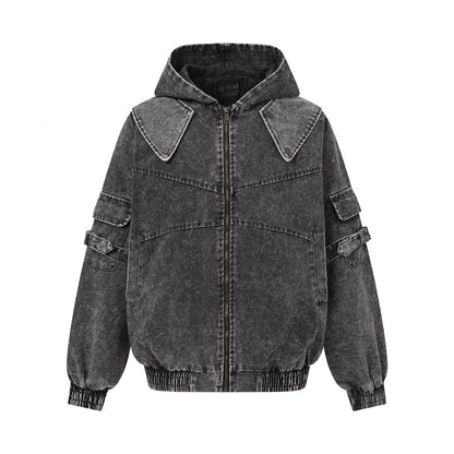 Wash and make old hooded jackets and jackets