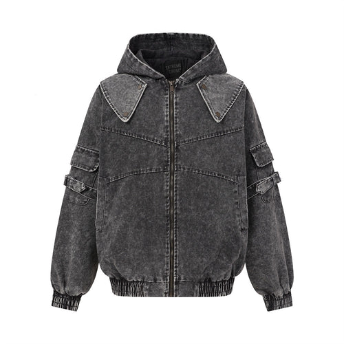 Wash and make old hooded jackets and jackets