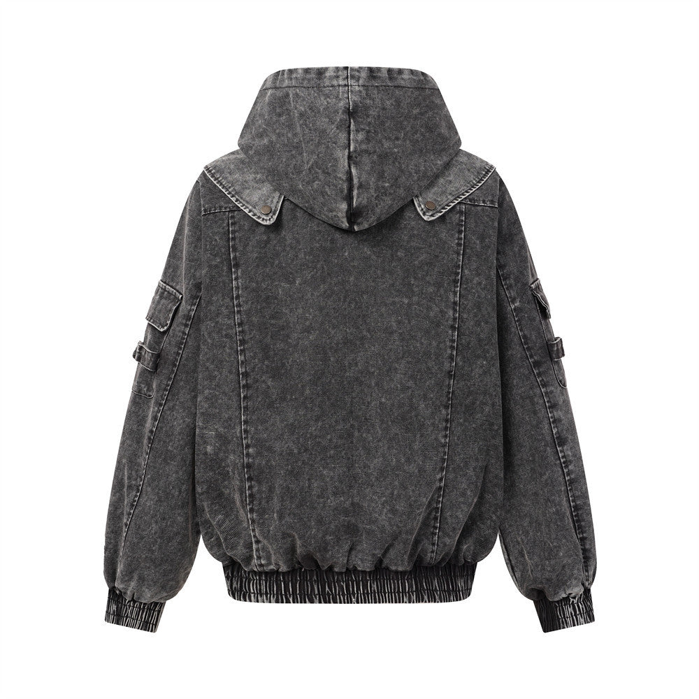 Wash and make old hooded jackets and jackets