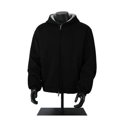 Simple old money style cardigan sweatshirt jacket