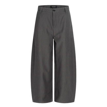 Oversized Drapey Cargo Suit Pants with Old Money Aesthetic