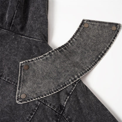 Wash and make old hooded jackets and jackets
