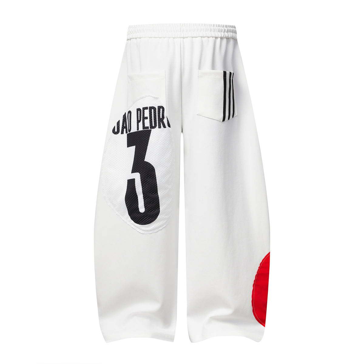 Streetwear Wide Leg Patchwork Camouflage Drawstring Sweatpants