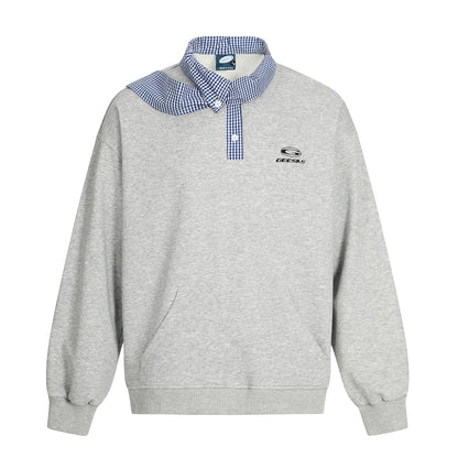 Collar hoodie